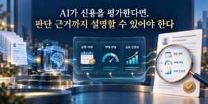 근거를 보여주는 AI 신용평가